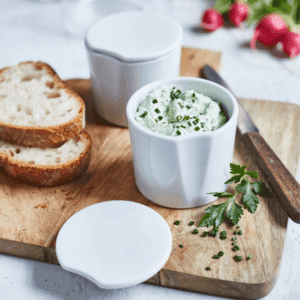 RAMEQUIN EN PORCELAINE AVEC COUVERCLE VAROMA X6
