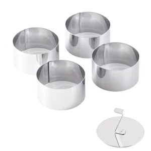 Emporte pièces (x4) avec poussoir